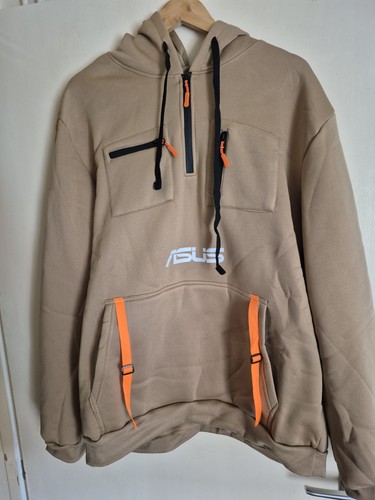 Mens asus light brown hoody - asus,