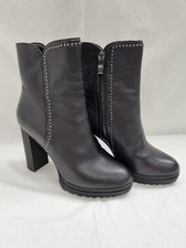DKNY Ladies black leather high