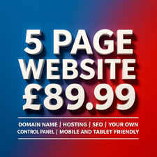 5 Page Website Design  +