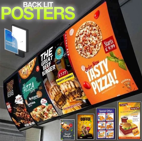 Backlit film poster printing - film,