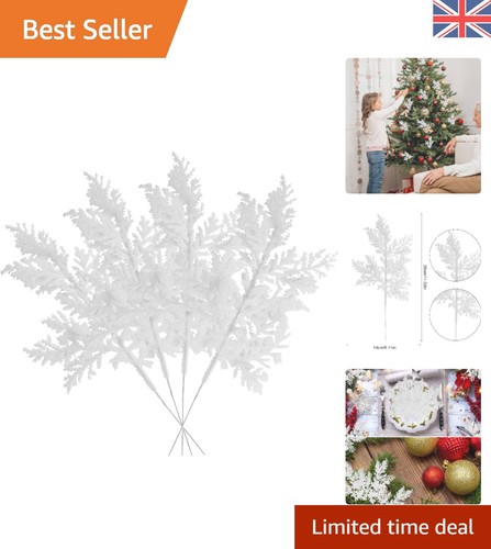 Pcs glittery white - 10,