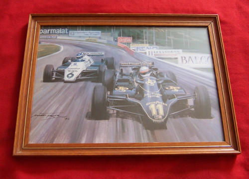 Elio angelis framed pint - elio,