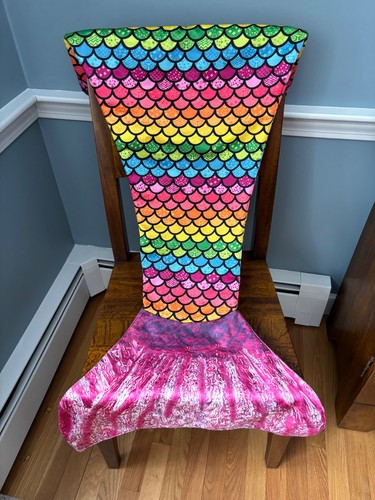 Mermaid blanket rainbow - blanket,