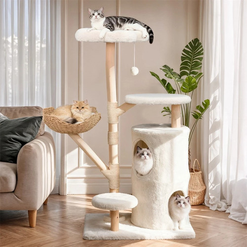 Luxury solid wood cat - solid, tree