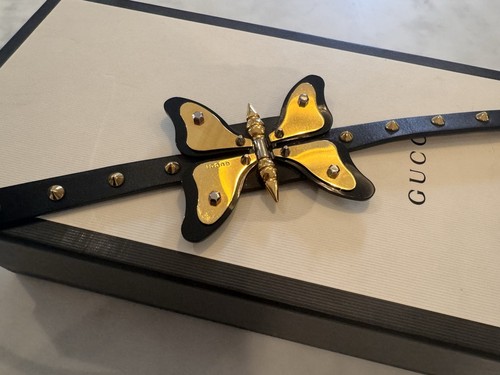 Gucci butterfly belt - gucci,