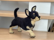 OOAK Needle Felted Life-sized Chihuahua Sculpture Bear by Artist