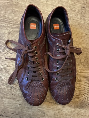 Boss men leather trainer - men’s,