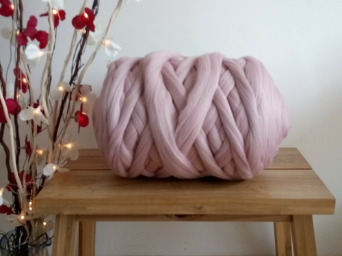 Dusty pink merino wool - wool, tops