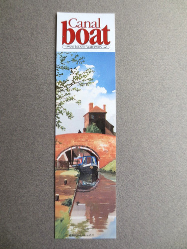 Bookmark canal boat - bookmark, &