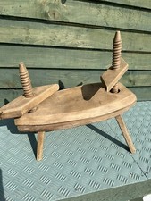 Antique Wine  Press .Wooden Fruit / Food Or Flower Folk Art Craft Pine C:-1900s.