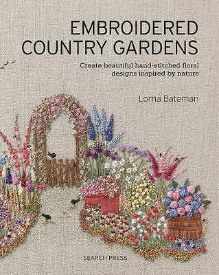 Embroidered country gardens - country,