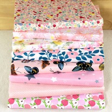 8pc Sewing Craft Pink Floral