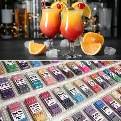 Cocktail soy wax melts - melts,