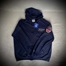 Champion - Official - FDNY - XXL - Hoodie - Full Zip - Blue - Fire Dept New York