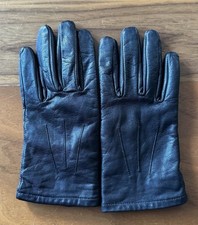 Used M&S Womens Leather Gloves - Size: L - Good Conditions