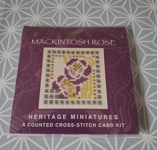 Mackintosh rose counted cross - mackintosh,