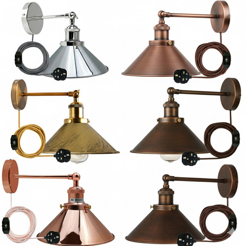 Vintage industrial wall - wall, light
