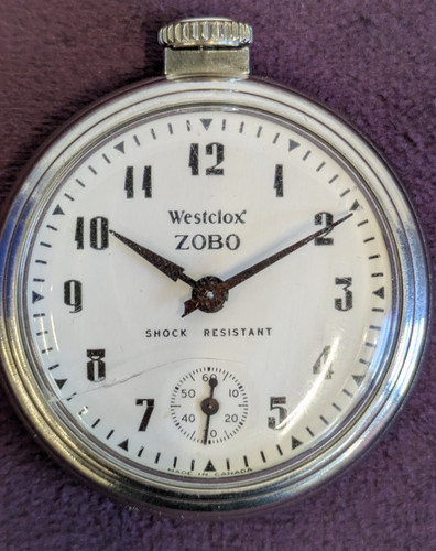 Vintage westclox zobo pocket - vintage,