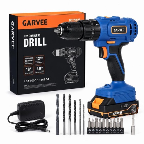 18v cordless drill combi - 18v,