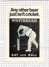 Whitbread beer bat and - whitbread,