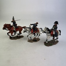 Del Prado Diecast Metal Napoleonic Era Mounted French Soldiers and Napoleon