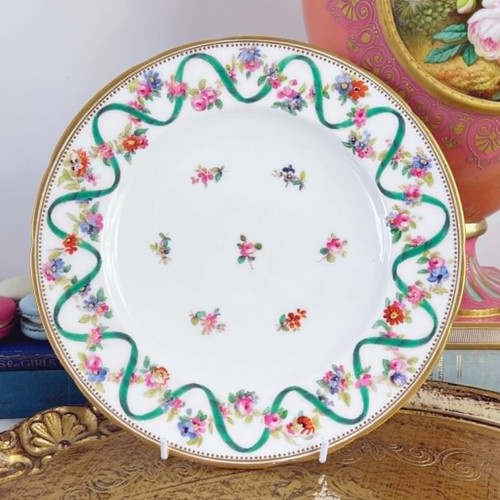 Antique minton 9in turquoise - antique,