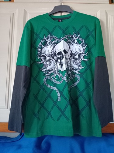 Flipback 14yrs green - "flipback", 13-14yrs.green/grey