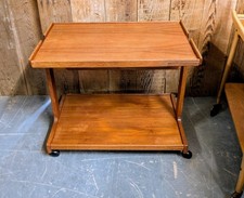 Trioh Vintage Teak Bar Cart