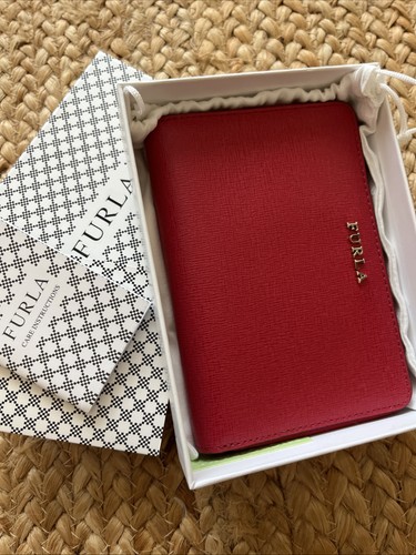 New furla red leather small - new,