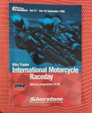 SILVERSTONE 21/22-09-1996 MOTOR CYCLE ROAD RACES – BIKE TRADER INTERNATIONAL
