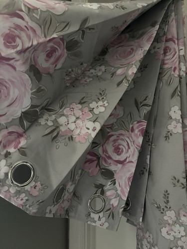 Dunelm lined eyelet curtains - lined,