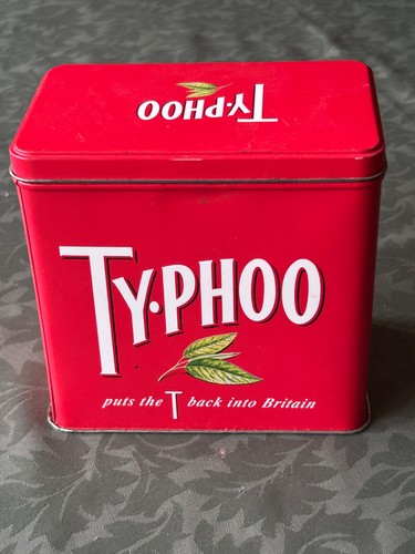 Old typhoo tea tin - old,