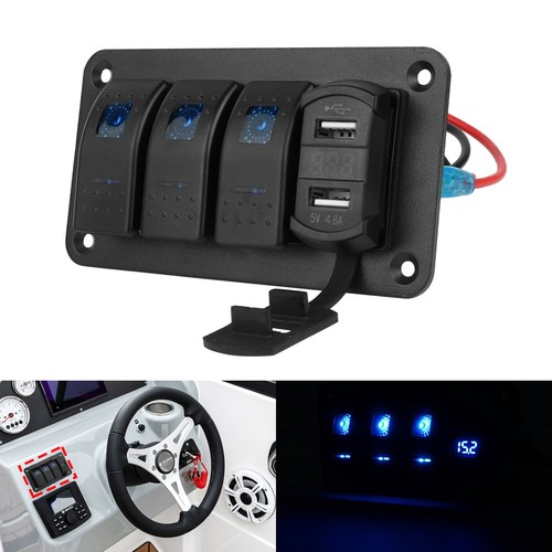 Dual usb charger 3 gang - dual,