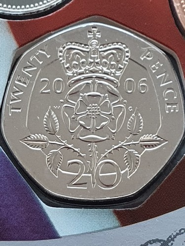 2006 bunc 20p - tudor, rose