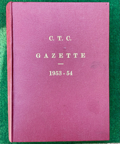 Gazette 1953 54 bound - c.t.c., 1953-54