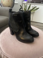 Superdry Black Leather Heeled