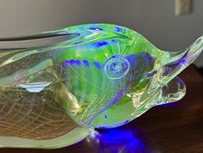 murano glass dolphin figurine