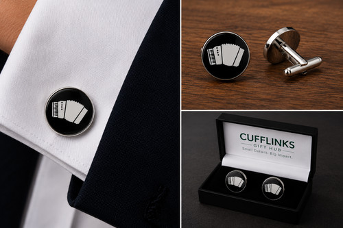 Cufflinks gift hub - cufflinks, 16mm