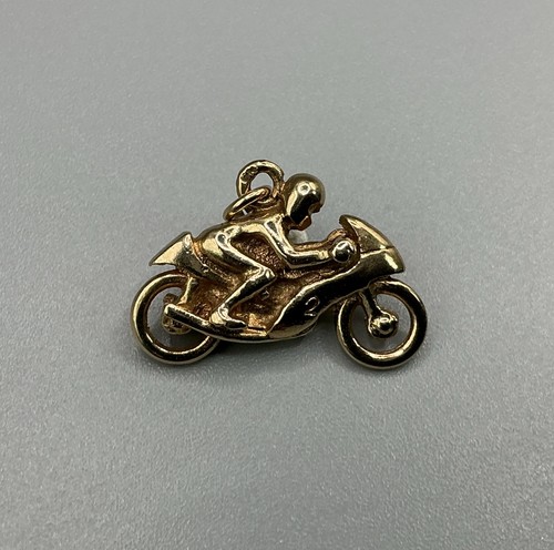 9ct gold motorbike - 9ct,