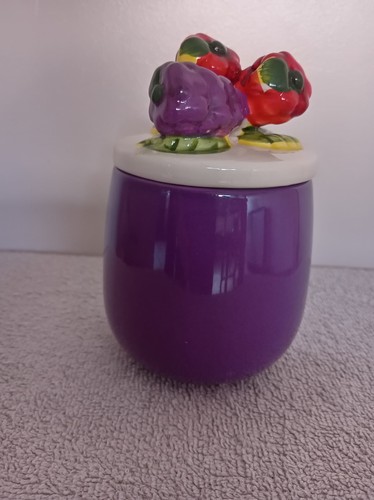 Vintage ceramic jam preserve - vintage,