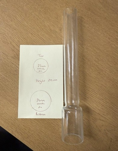 Vintage glass chimney for - vintage,