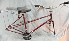 1985 Raleigh Mixte Touring Road Bike Frame Set Small 50cm Lugged Chromoly Steel~