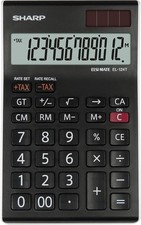 Sharp EL124TWH Desk Calculator