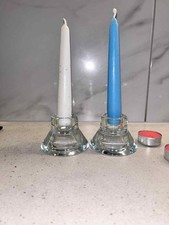 Vintage 2 IKEA K&M  Hagberg Reversible Votive Tea Light & Tapered Candle Holders