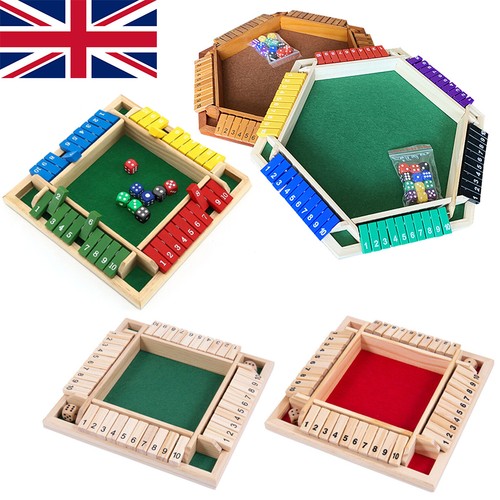 Wooden shut the box 6 - shut, 4/6