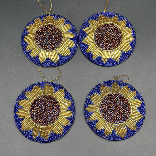 Sparkling golden sunflower - golden,