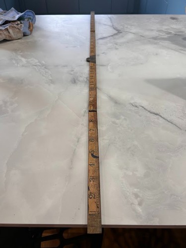 Hinged and folding - and, yardstick