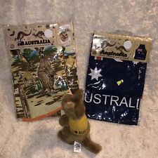 Vintage Australia Toplite Souvenir Aprons + Glove + Grab A Jumbuck Soft Toy GIFT