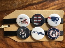 New England Patriots NFL American Football - Button Pin Badge Set