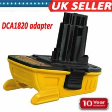Battery Adapter W/USB DCA1820 Li-ion Convert To Ni-Cad DC9096 Ni-MH For Dewalt